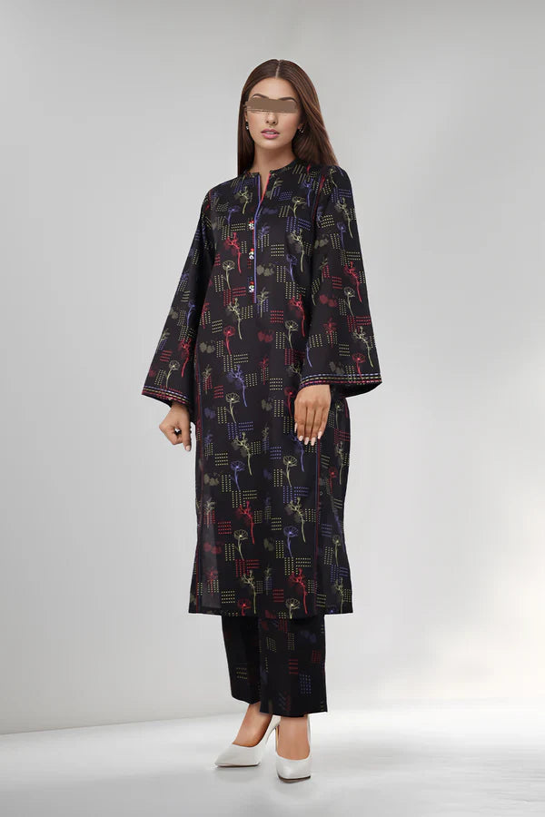 Unstitched Printed Lawn 2 Piece (Shirt/Trouser)