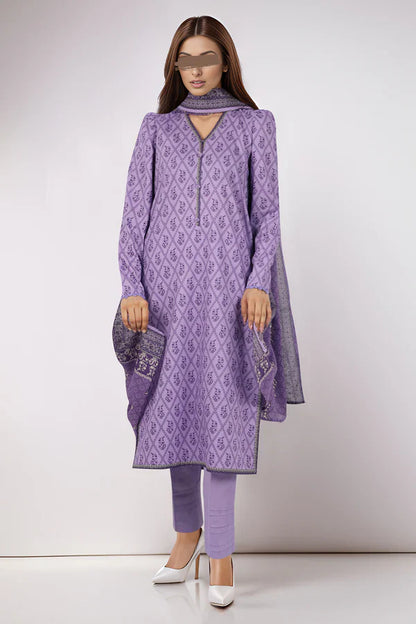 Unstitched Printed Lawn 3 Piece