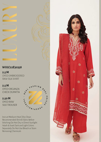 Embroidered Shirt Shalwar Dupatta - 0358