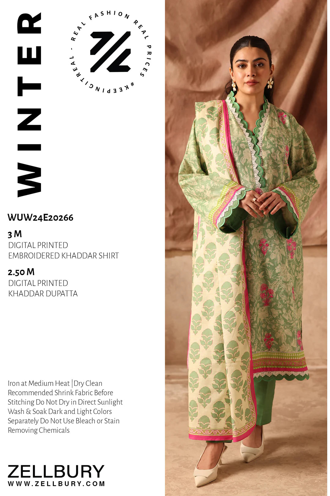 Embroidered Shirt Dupatta - 0266